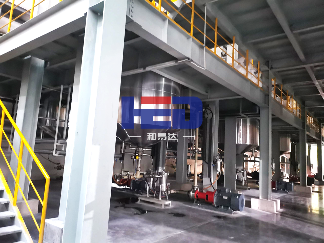 山東某項目二期——年產(chǎn)萬噸級新能源鋰電自動化生產(chǎn)線不銹鋼罐體